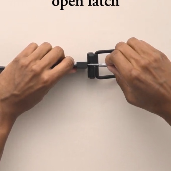 COACH Square Roller Buckle Cut To Size Reversible Belt, 38 Mm - Picture 5 of 12